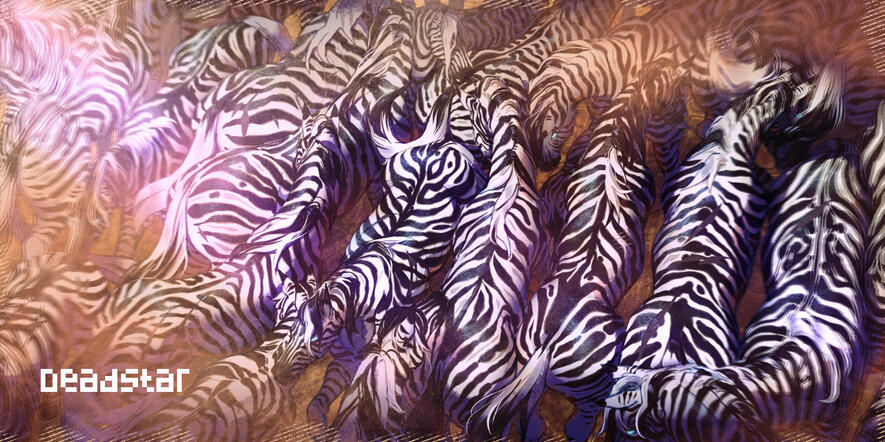 The Woven zebra design for Clawstar by D. S. Black - dark fantasy universe